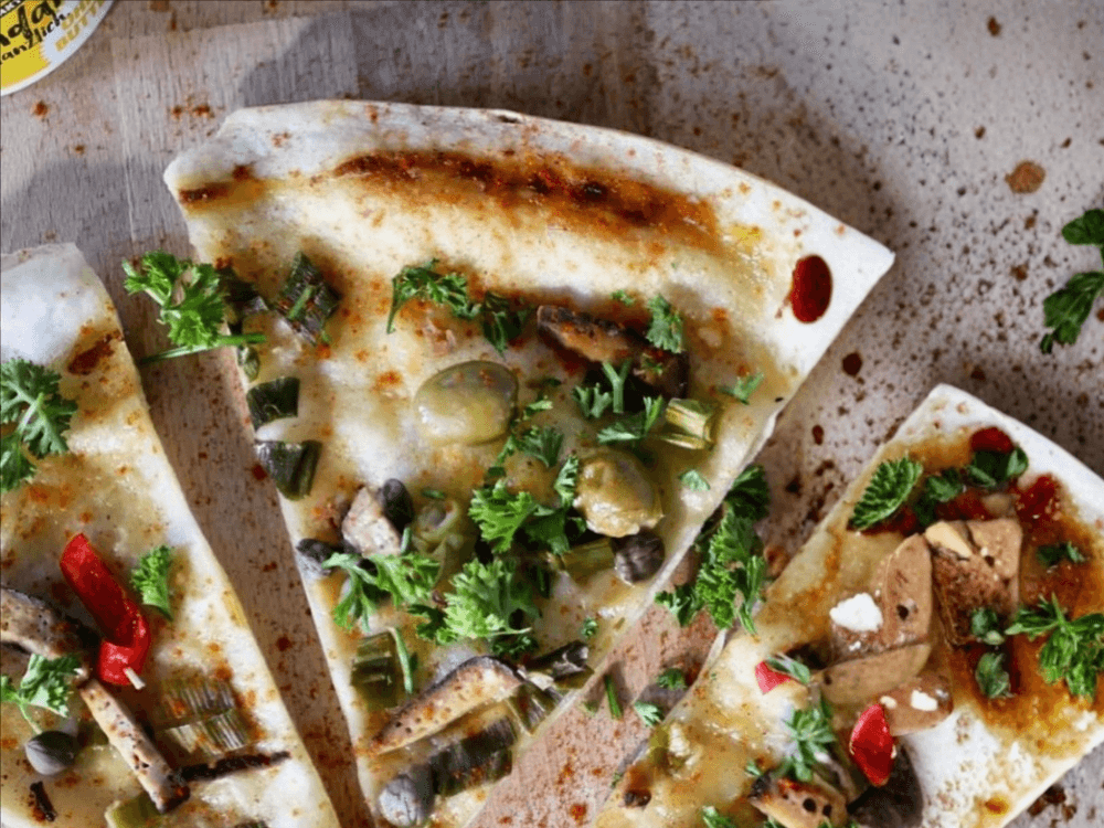 Vegane Wrap Pizza